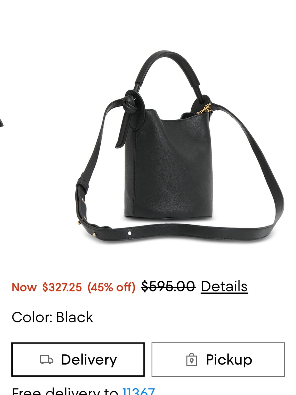 Mini fortuna mansur Gavriel bag Top Handle and Adjustable Strap